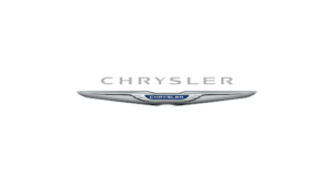 Chrysler Logo: Silver wingtips etched with Chrysler inscription